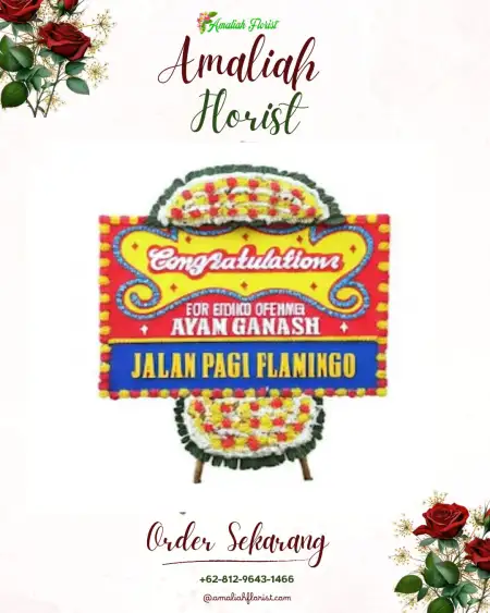 Sewa Papan Bunga Kareko