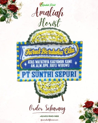Papan Bunga Duka di Kareko